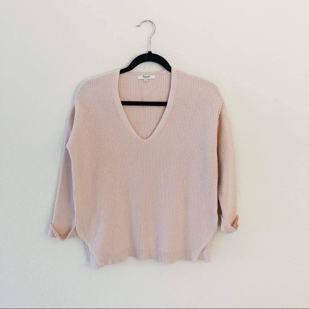 MADEWELL blush pink sweater
